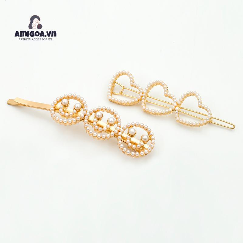 Kẹp Tóc Đính Ngọc Trai