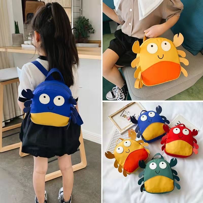 Ba Lô Hình Con Cua Dễ Thương Cho Bé