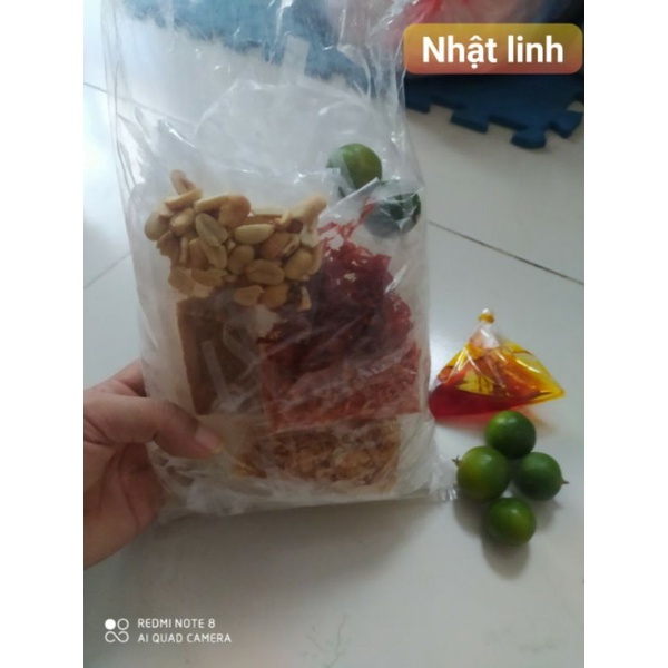 40 bịch Bánh tráng trộn thập cẩm đầy đủ 5 vị