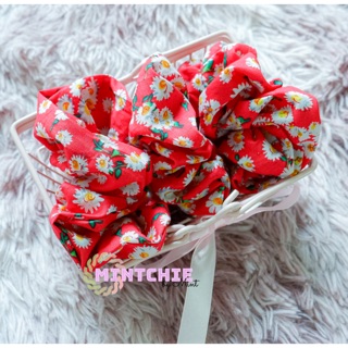 [SALE] Đồ cột tóc - Scrunchies - A48 Đỏ hướng dương