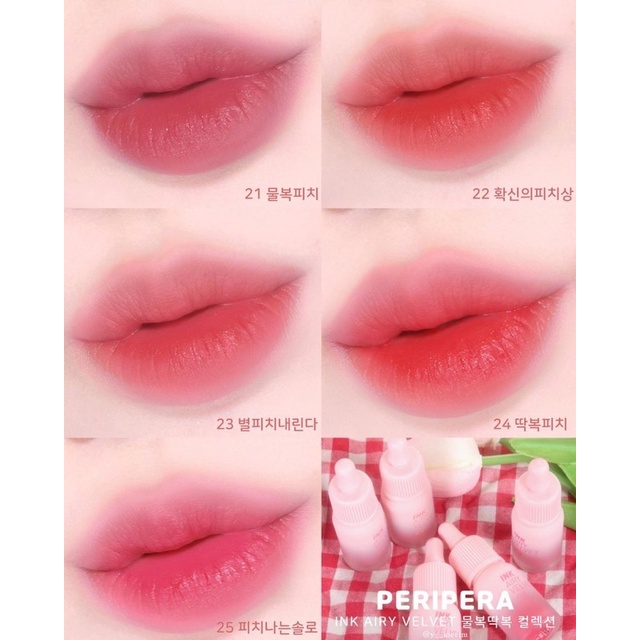 Son Kem Lì Peripera Ink Airy Velvet Hàn Quốc