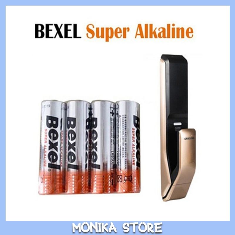 Pin aa bexel super alkaline hàn quốc pin khóa cửa vân tay [4 VIÊN]