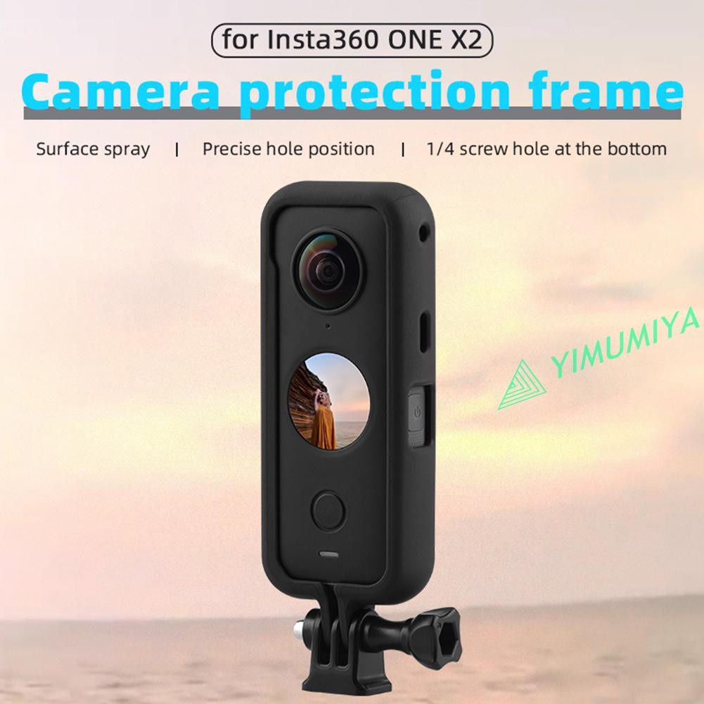 Khung Bảo Vệ Kèm Gậy Selfie 1 / 4 Inch Cho Insta360 One X2