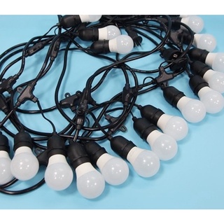 Dây đui đèn trang trí thả ngoài trời đúc chống nước quán cà phê , trà chanh, Đèn sân vườn , hành lang , treo cây