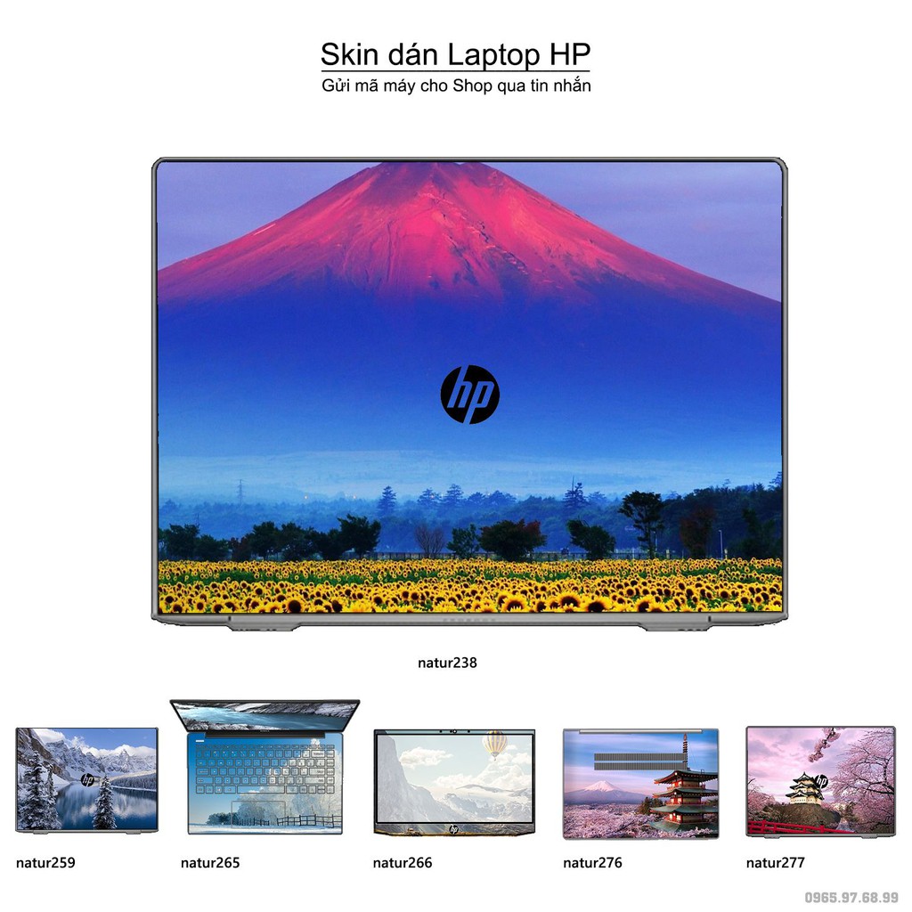 Skin dán Laptop HP in hình thiên nhiên nhiều mẫu 10 (inbox mã máy cho Shop)