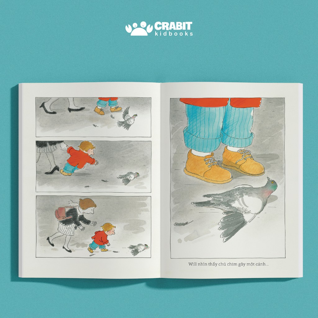 Sách - Làm thế nào để chữa lành một cánh chim gãy - Nuôi dưỡng sự tử tế - Crabit Kidbooks