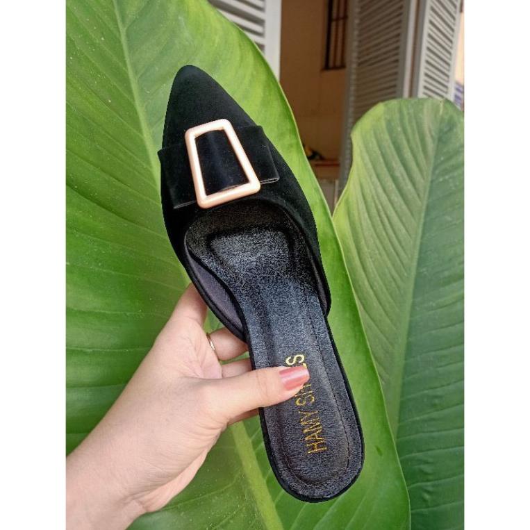 SỤC NƠ XINH - DA NỈ - GÓT VUÔNG 5CM - GIÀY GIA CÔNG HG