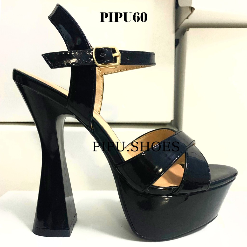 Giày cao gót đế đúp ,sandal cao gót trên 10cm catwalk 13cm