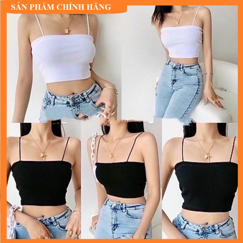 Áo hai dây sợi bún chất cotton MSP: LACO25