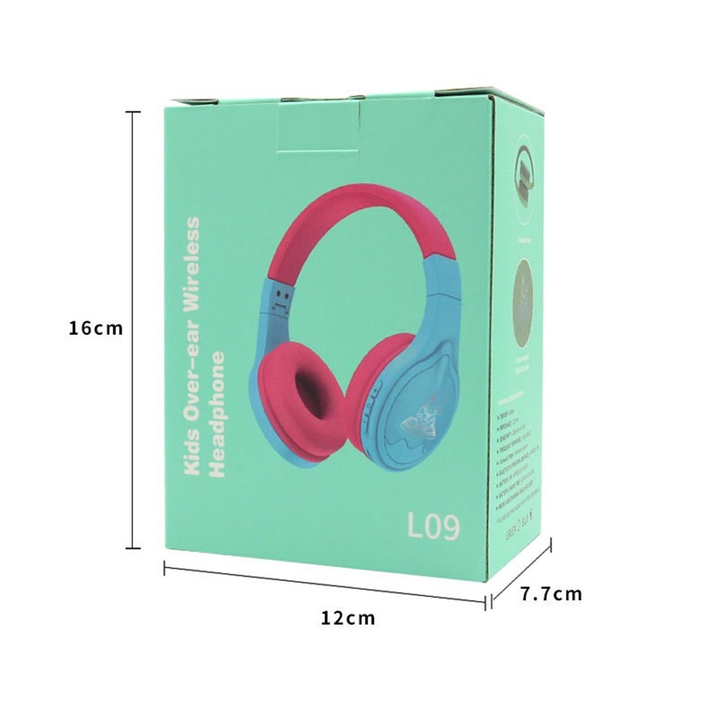 VIRWIR Tai nghe chụp tai kết nối bluetooth không dây màu dạ quang tiện dụng cho học sinh/trực tuyến