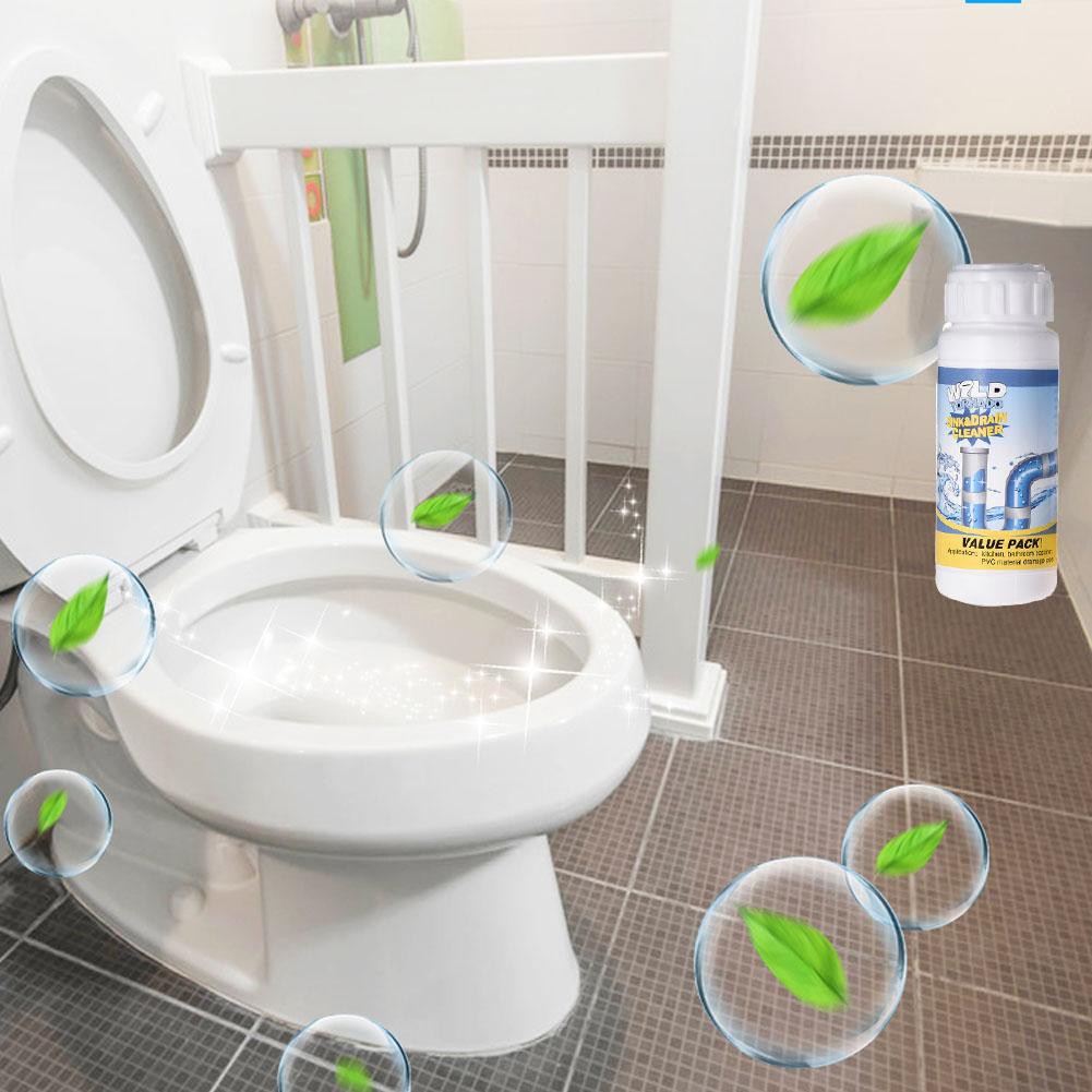 gelaiai Powerful Pipe Dredging Agent Powerful Sink Drain Cleaner for Kitchen Sewer Toilet Closestool Clogging