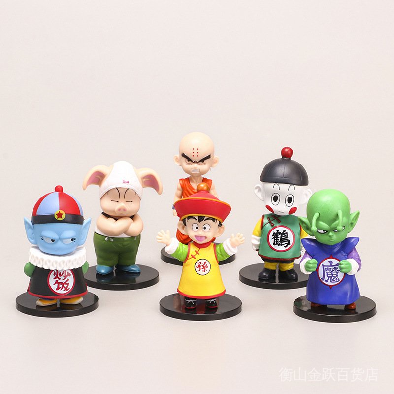 Set 6 Mô Hình Búp Bê Ma Thuật Sun Gohan Demon Boy Piraf Oolong Kurin Ju8