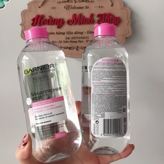 💦#nước #tẩy #trang #garnier #skin #naturals 400ml