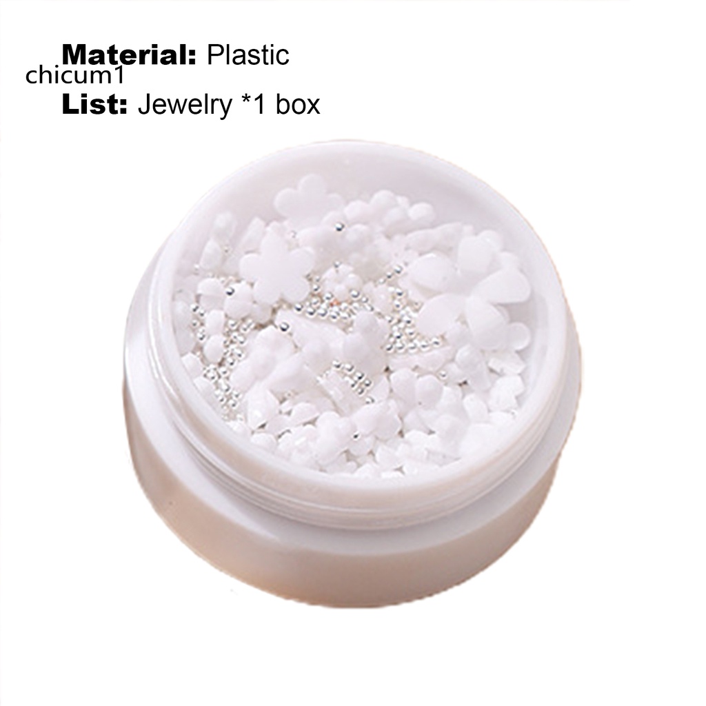 [Hàng mới về] Hạt phụ kiện trang trí móng tay hình hoa năm cánh nhỏ gọn sáng tạo đa năng dành cho phái nữ