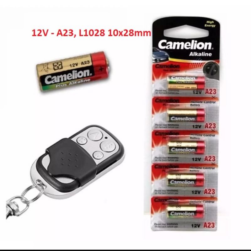 [CHÍNH HÃNG] PIN A23 Camelion 12V dùng thay chìa khóa cửa cuốn, pin chuông cửa hàng chính hãng - vỉ 1 viên