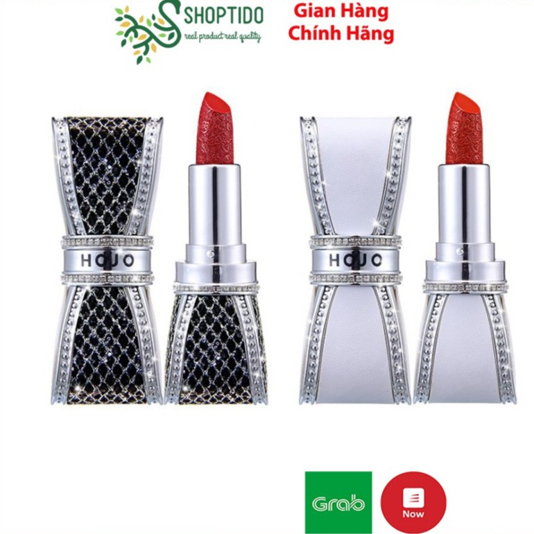 Son sáp HoJo Dimond Bow Butterfly- knot Lipstick hình nơ độc đáo hàng chính hãng hội địa Trung Ho Jo No.8047