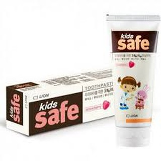 Kem đánh răng trẻ em hàn quốc hương dâu cj lion kids safe 90gr