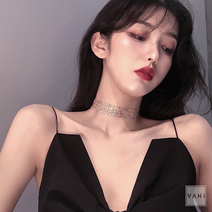 Choker Vòng Cổ Lấp Lánh Lưới Kim Tuyến Sexy - Vani Store