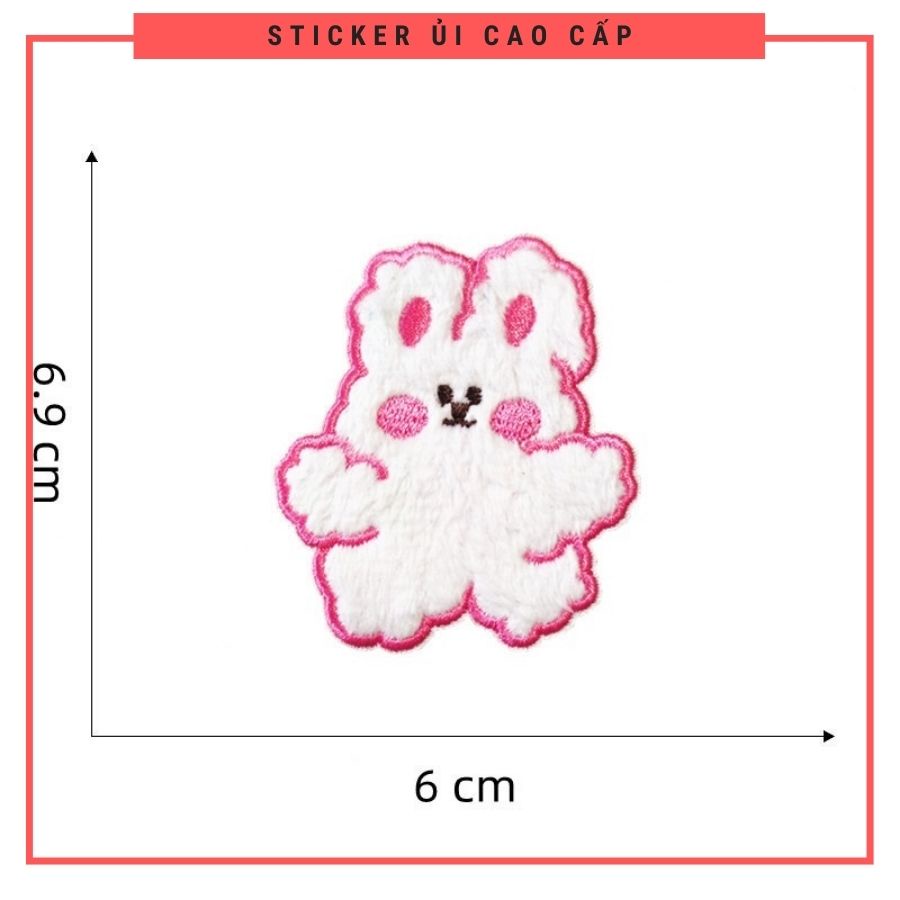 Sticker ủi áo cao cấp dùng làm Miếng vá quần áo, CÓ SẴN LỚP KEO NÊN BẠN CHỈ CẦN DÙNG BÀN ỦI ĐỂ ỦI LÀ DÍNH !