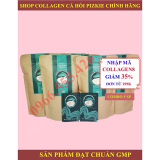 [khách sỉ inbox để nhận giá tốt nhất ] Combo 5 Gói Collagen Cá Hồi Pizkie Nhật Bản Chính Hãng