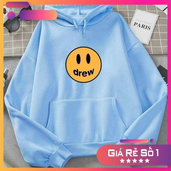 ( MIỄN PHÍ SHIP 2022) Áo khoác nỉ chui đầu có mũ, áo hoodie in hình mặt cười