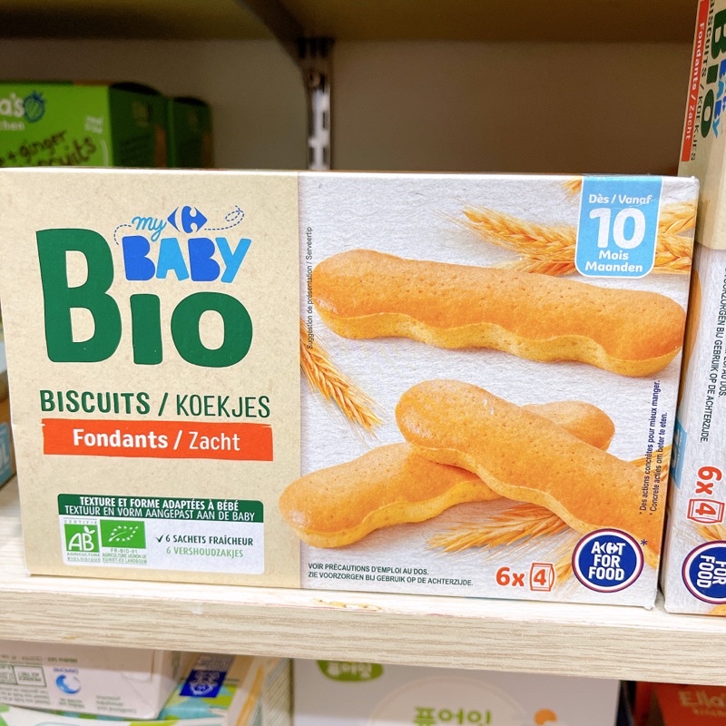 Bánh Quy Không Chứa Sữa Bledina, Baby Bio Cho Bé Từ 10m