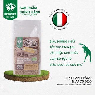 Hạt Lanh Vàng Hữu Cơ ProBios - Ít Béo, Dinh Dưỡng, Tốt Cho Tiêu Hóa, Giúp Giảm Cân, No Lâu 500g
