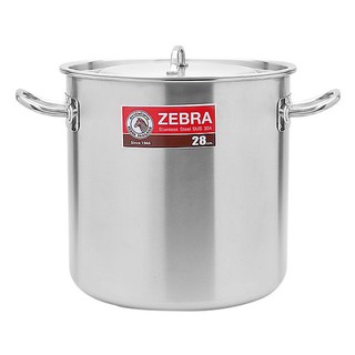 Nồi hầm xương cao Zebra 28x28cm-171028, Hàng Thái Lan, inox 304, 1 đáy nấu từ