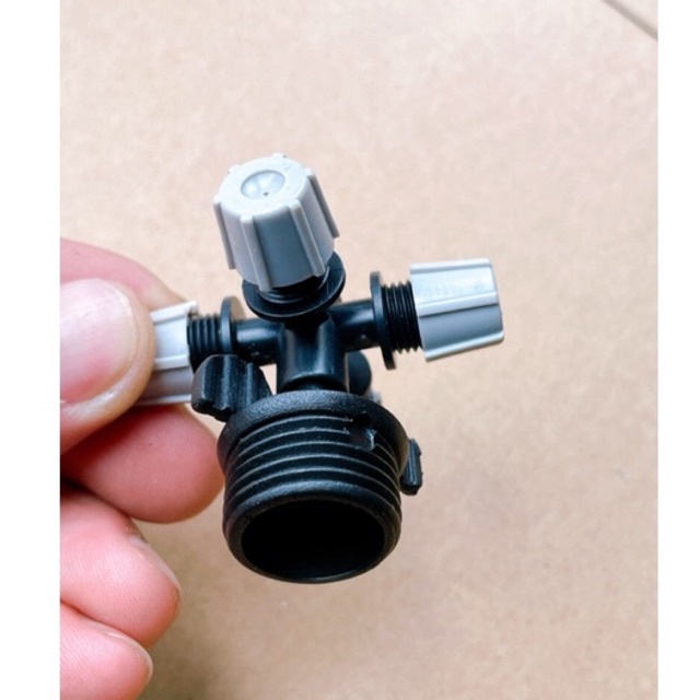 Béc tưới phun sương 4 hướng kèm nối ren ngoài phi 21