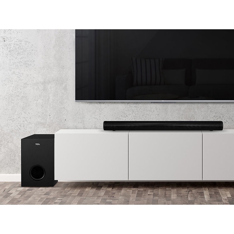 Loa Soundbar Bluetooth TCL 2.1 TS3010 - Trang bị loa siêu trầm không dây