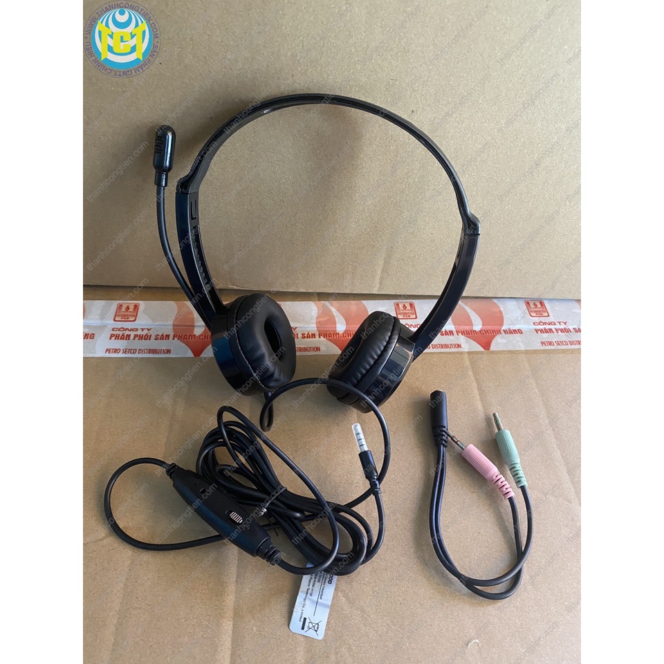 Tai nghe có dây H100 Rapoo chính hãng bảo hành 1 năm