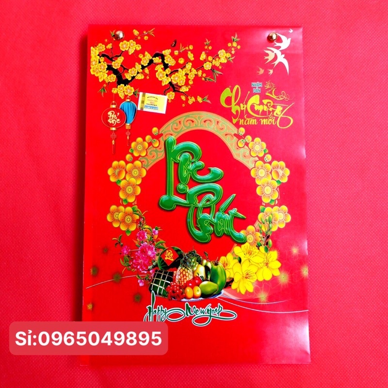 LỊCH BLOC 2024 - LỊCH TẾT 20 x 30cm, 16 x 24cm, 15 x 21cm