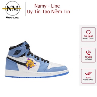 Giày jordan 1 high hyper royal nam nữ, giày sneaker jordan 1 cổ