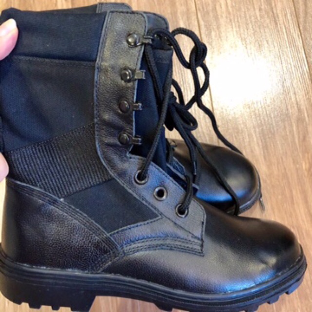 Giày ghệt cao cổ bạt da thật | BigBuy360 - bigbuy360.vn