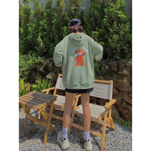 Áo Hoodie TEDDY THE BAD GOD Unisex Simple Cool - Size M L XL nam nữ mặc được