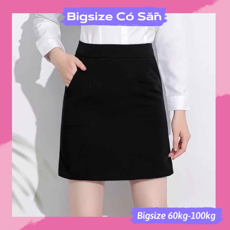 Chân Váy Công Sở BIGSIZE (60-100kg) Giá Siêu Rẻ