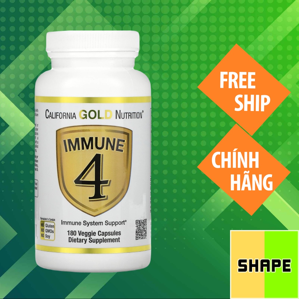 California Gold Nutrition Immune 4  - Viên Tăng Đề Kháng Tổng Hợp - Nhập Mỹ - Chính Hãng