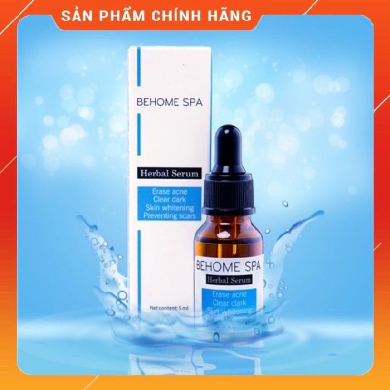 Serum mụn Freeship Serum mụn Behome Spa giảm thâm ngừa mụn