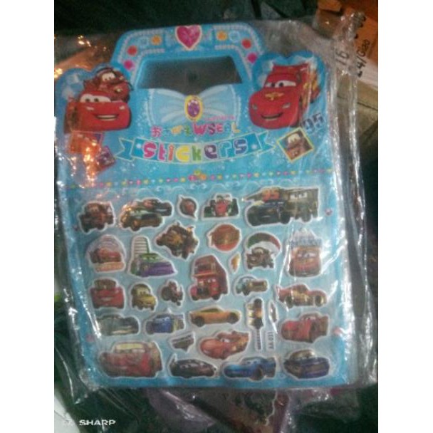 Sticker công chúa elsa ô tô bé trai bé gái loại to hình in 3d nổi bật - Hình dán sticker đội chó cứu hộ công chúa