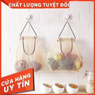 [Xả kho + free ship] Túi lưới đựng hành tỏi đồ dùng cá nhân tiện lợi
