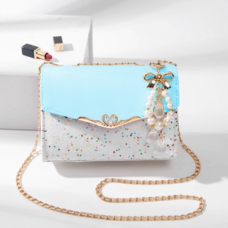 Túi Đeo Chéo T04 Khóa Ngỗng Màu Xanh Ngọc