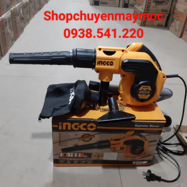 MÁY THỔI BỤI HÚT BỤI ĐA NĂNG INGCO 800W CHUYÊN DÙNG MODEL: AB8008