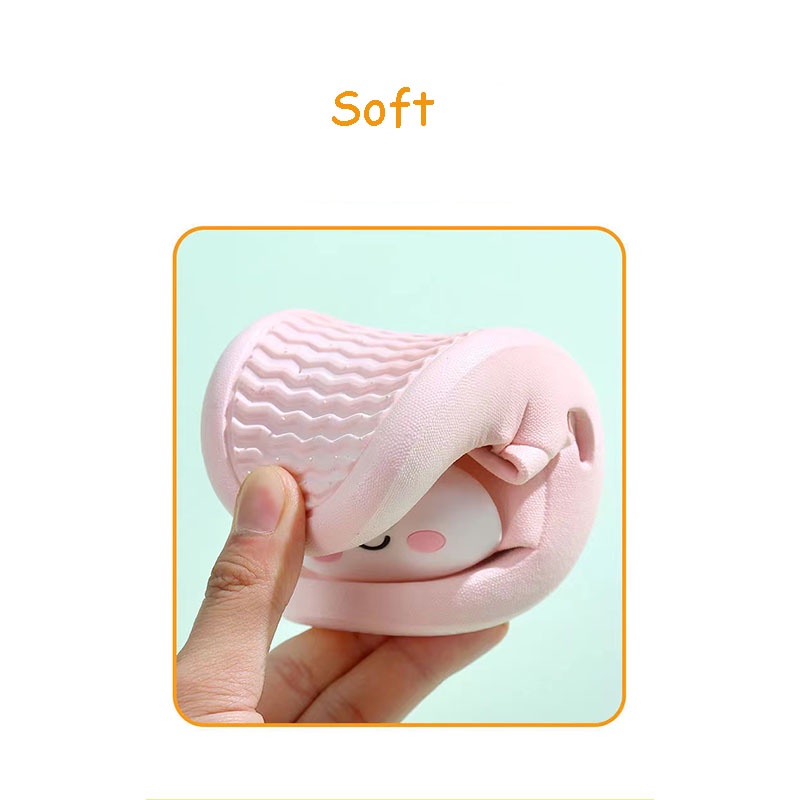 Dép Đi Biển Chống Trượt Họa Tiết Hoạt Hình 3D Dễ Thương Cho Bé