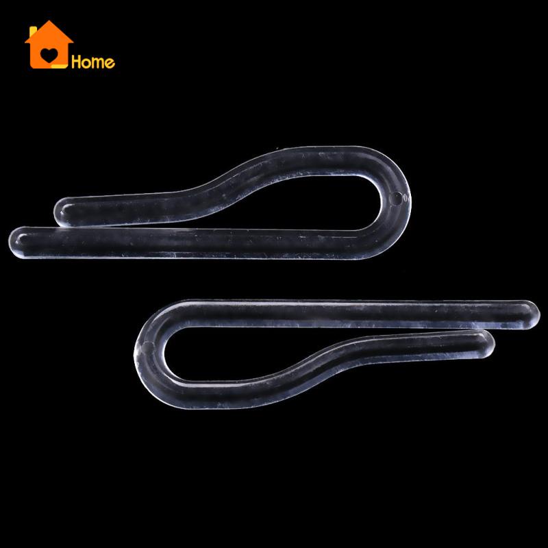 Set 100 Kẹp Nhựa Trong Suốt Chuyên Dụng Cho Quần Áo