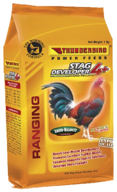 Cám hỗn hợp STAG DEVELOPER 4+ Thunderbird gói 1kg - date mới.