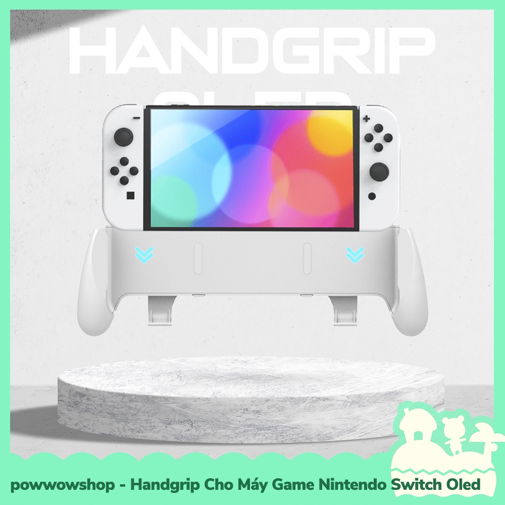 [Sẵn VN - Hỏa Tốc] OLED Phụ Kiện Handgrip Tay Cầm Nhựa ABS Cho Máy Game Nintendo Switch Oled JYS