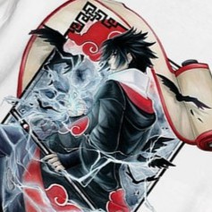 ⚡️FREESHIP⚡️Áo Thun In 2 Mặt Uchiha Sasuke - Áo Thun Naruto