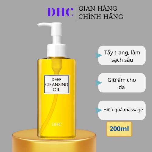 Dầu tẩy trang Olive DHC Deep Cleansing Oil (L) 200ml