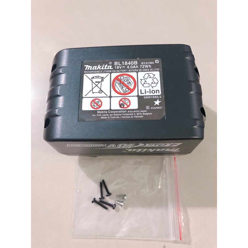 Vỏ pin 2 hàng makita 4.0A 18v