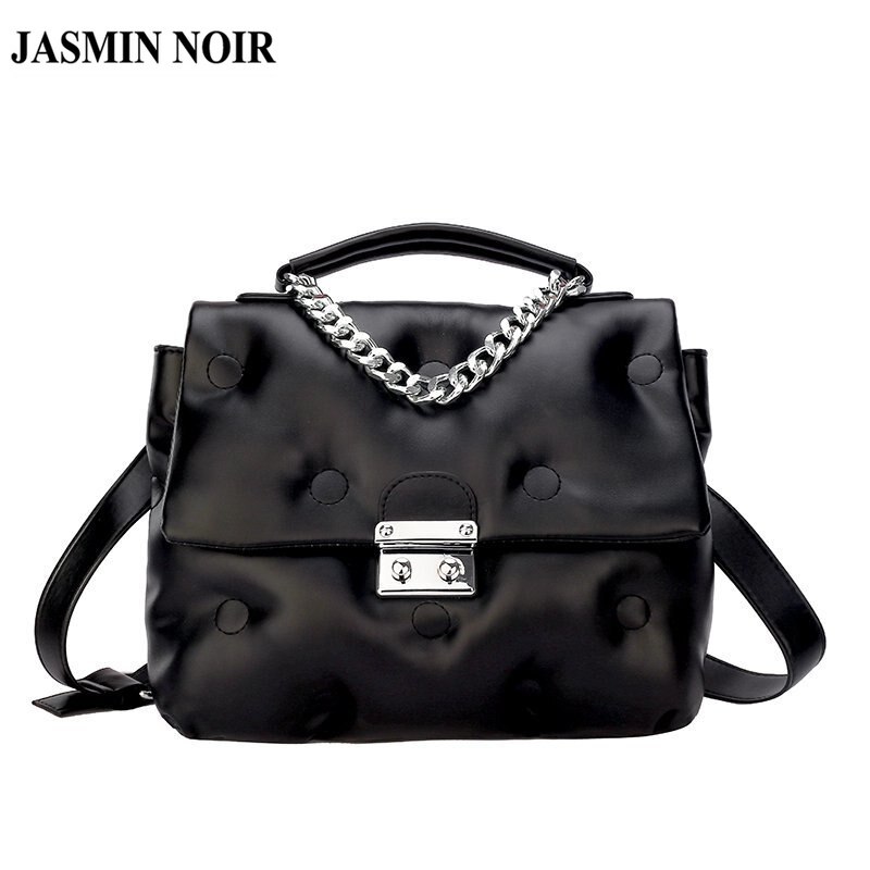 Túi Đeo Vai JASMIN NOIR Da PU Dây Xích Nhỏ Phong Cách Sang Trọng Thời Trang 2021